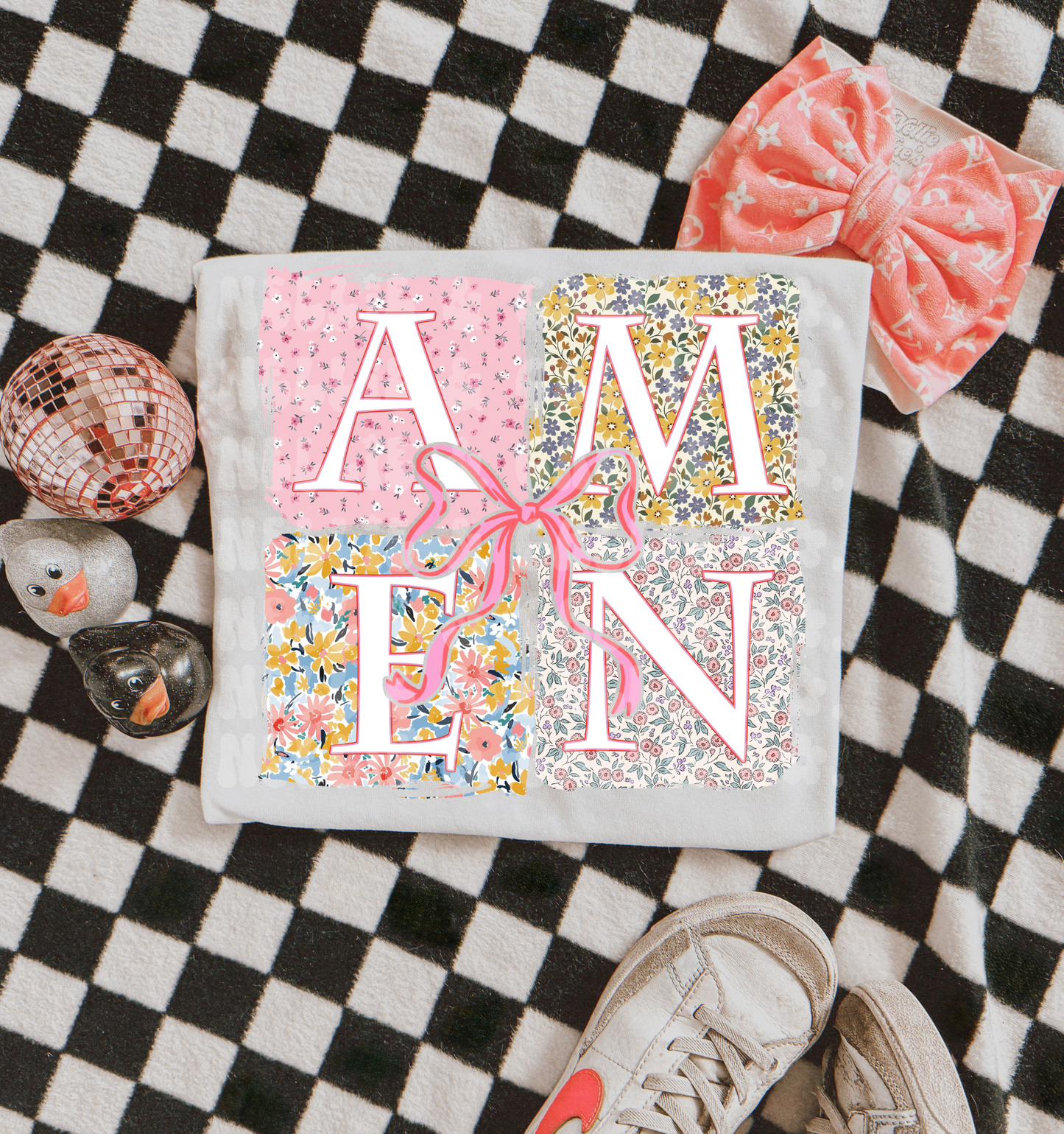 FLORAL AMEN GRAPHICS