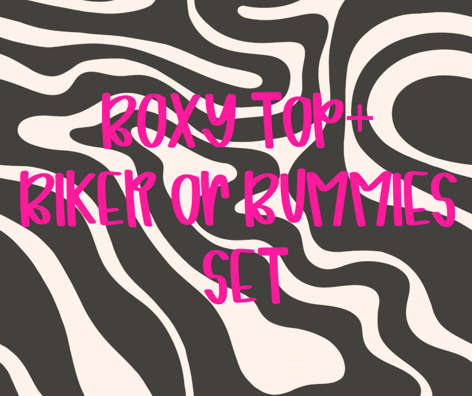 Boxy Top + Biker of Bummies Set
