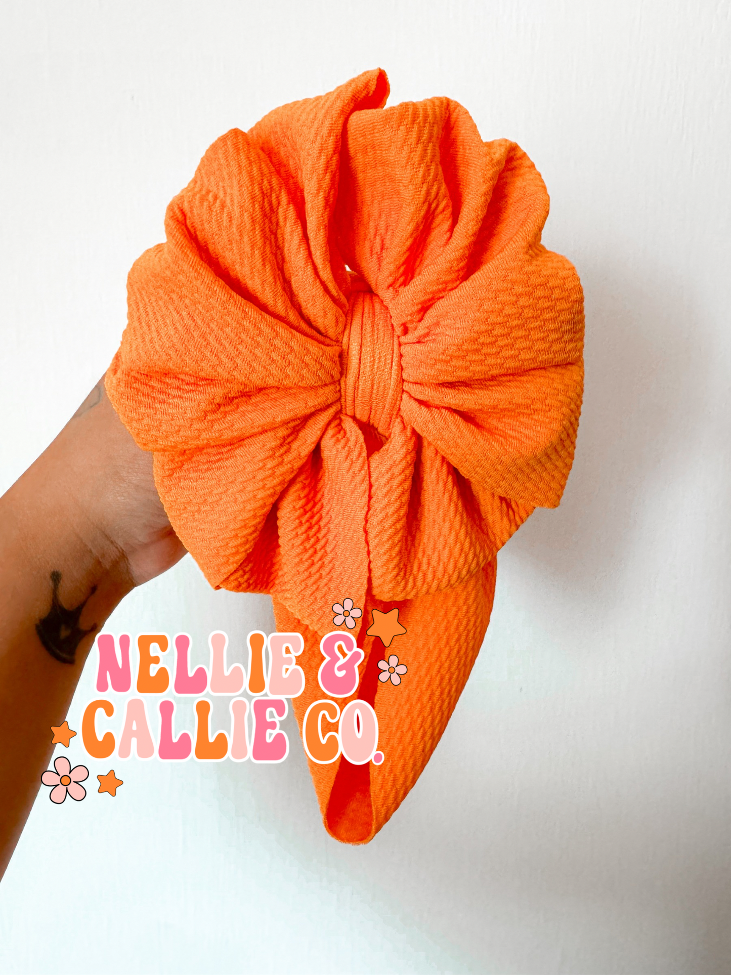 Orange Bullet Bows