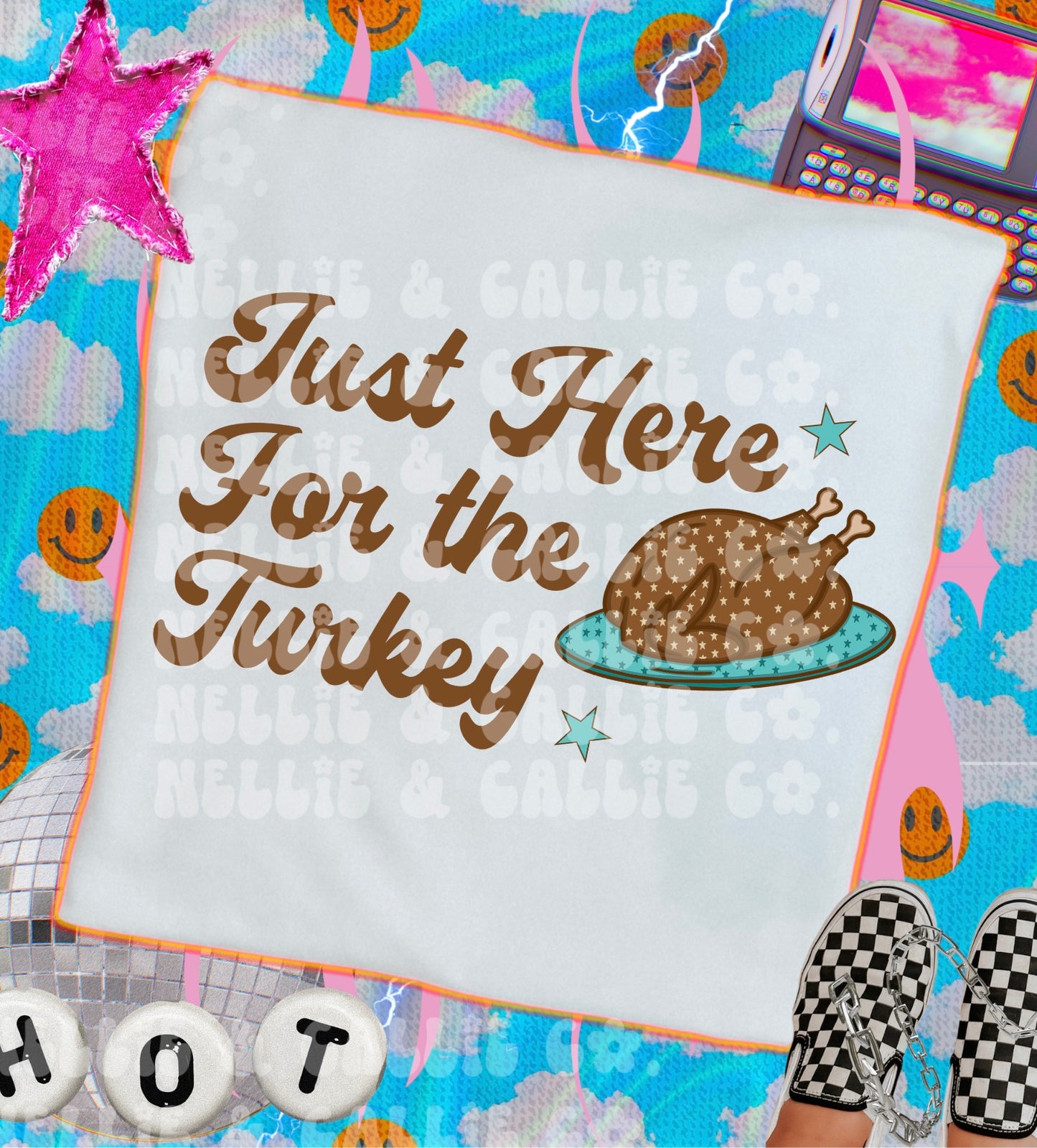 Just here for the turkey (baby-kids sizes only! Pick color and size)