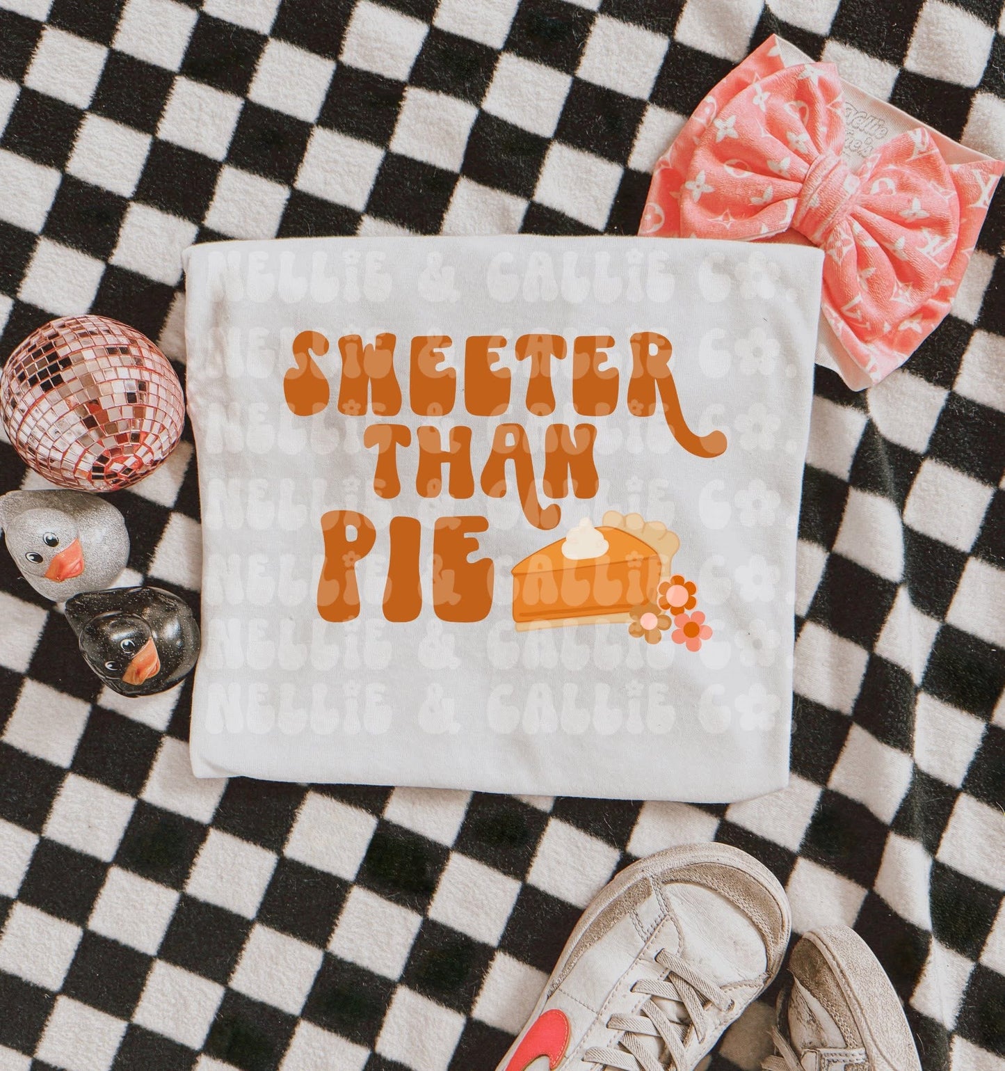 Sweeter than pie (baby-kids sizes only! Pick color and size)