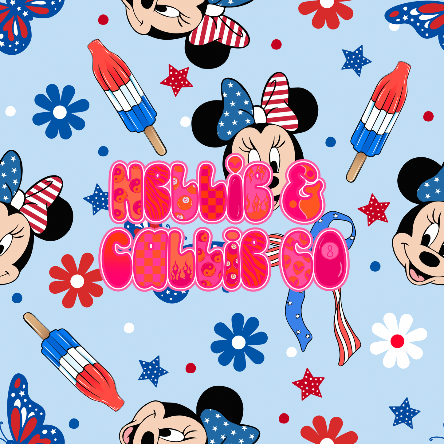 MOUSE AND POPSICLES BOWS