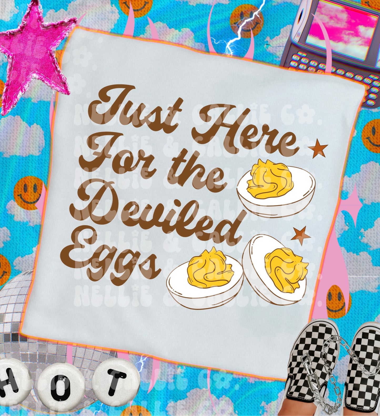 Just here for the deviled eggs (baby-kids sizes only! Pick color and size)