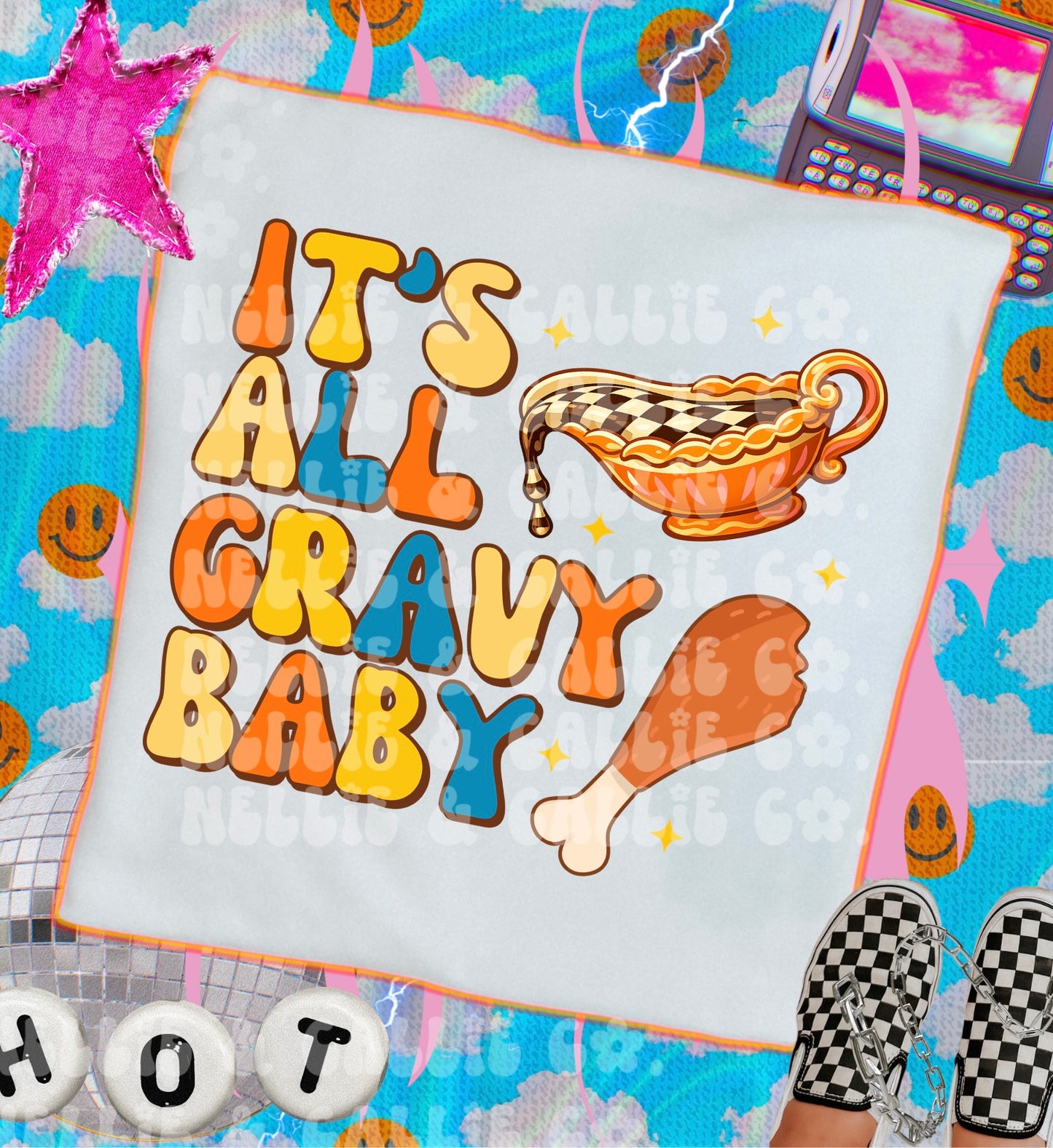 It’s all gravy baby (boy) (baby-kids sizes only! Pick color and size)