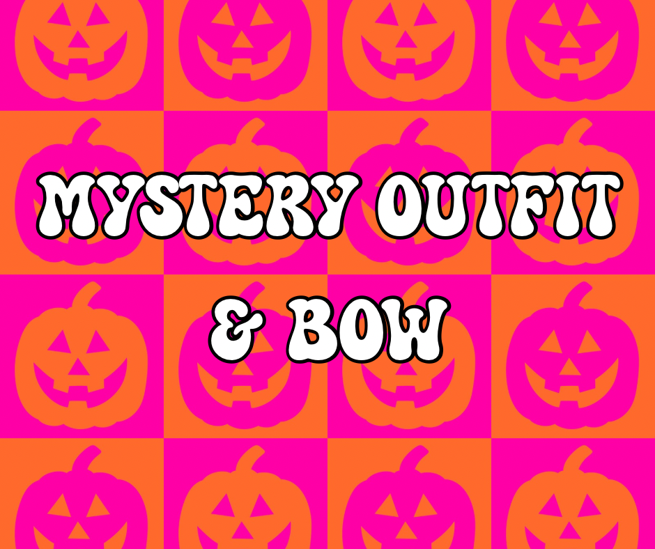 HALLOWEEN MYSTERY OUTFIT & BOW 🎃 👻 🎀