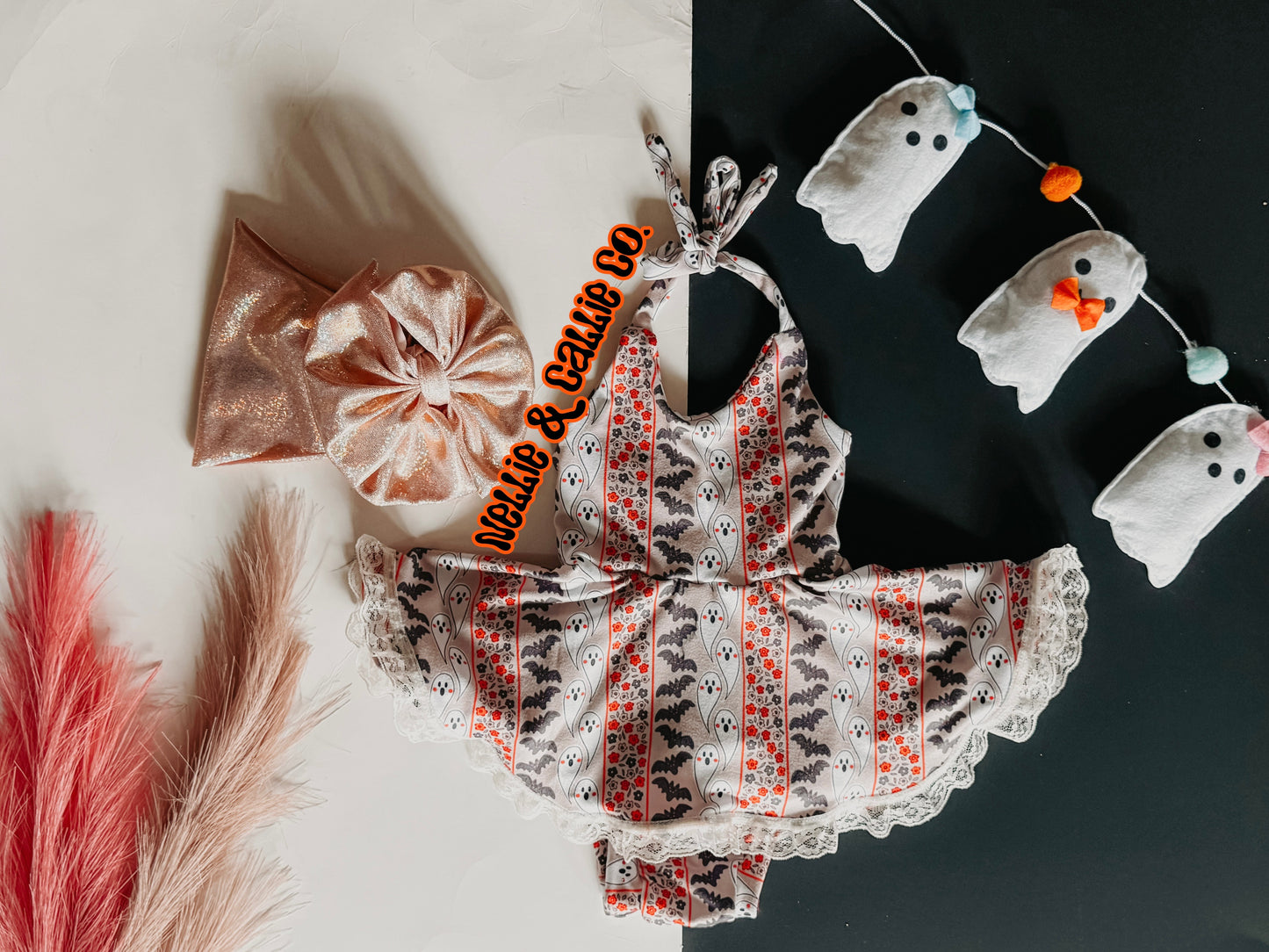 BOHO GHOST HALTER DRESS ROMPER