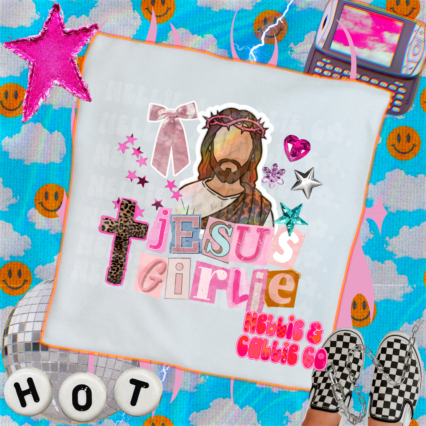 Jesus Girlie (leave color & size at checkout)