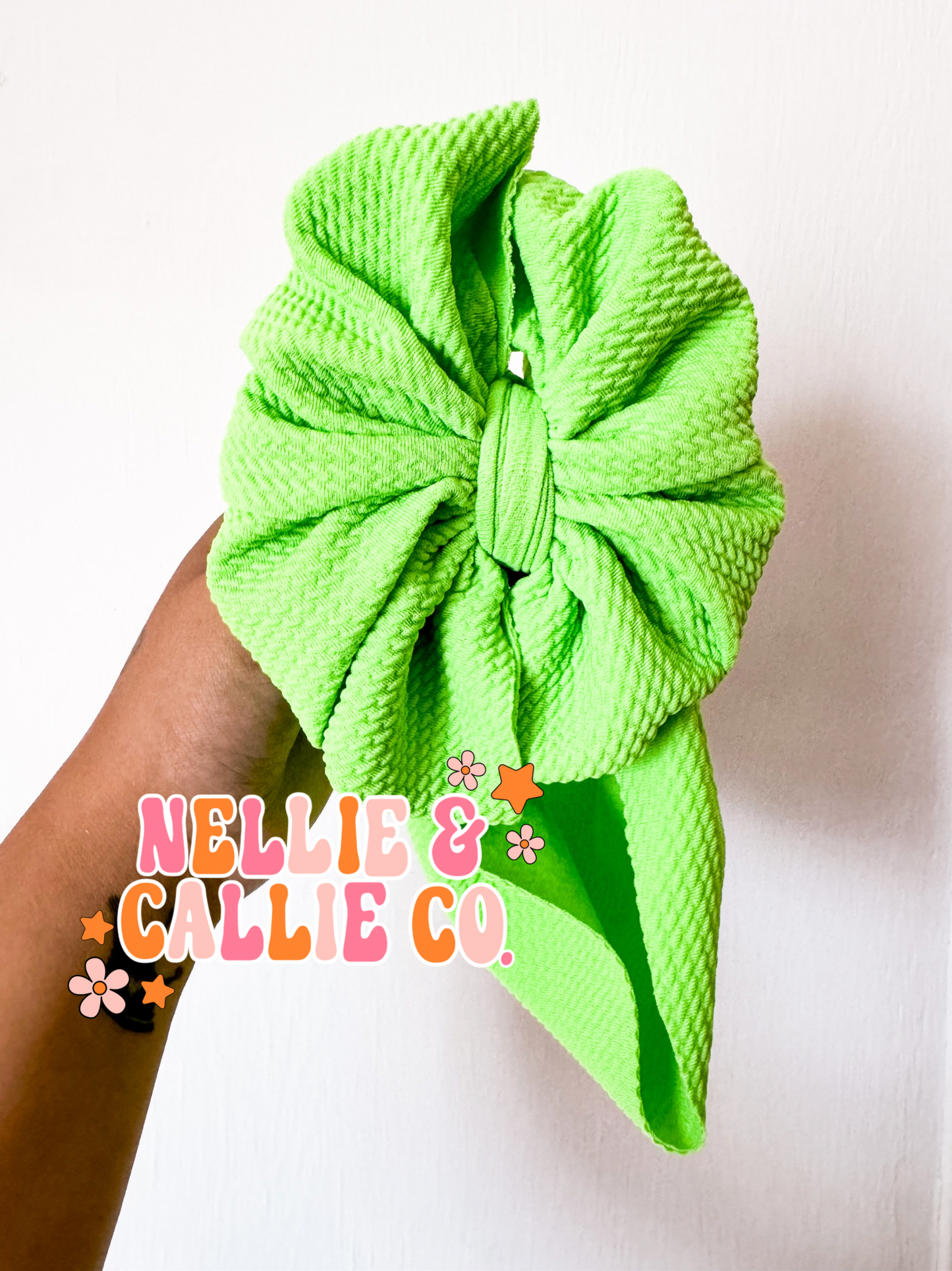 Neon Green Bullet Bows