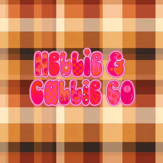 Fall Dark Gingham BOWS