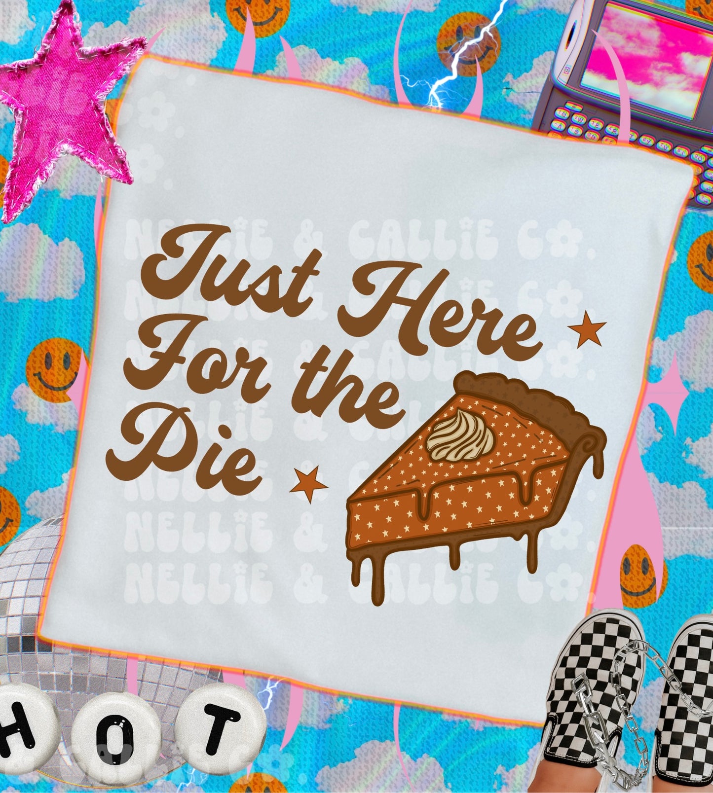 Just here for the pie (baby-kids sizes only! Pick color and size)