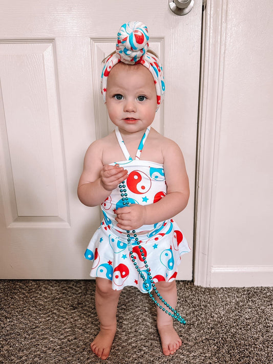 Retro Tube Top & Skirted Bummies