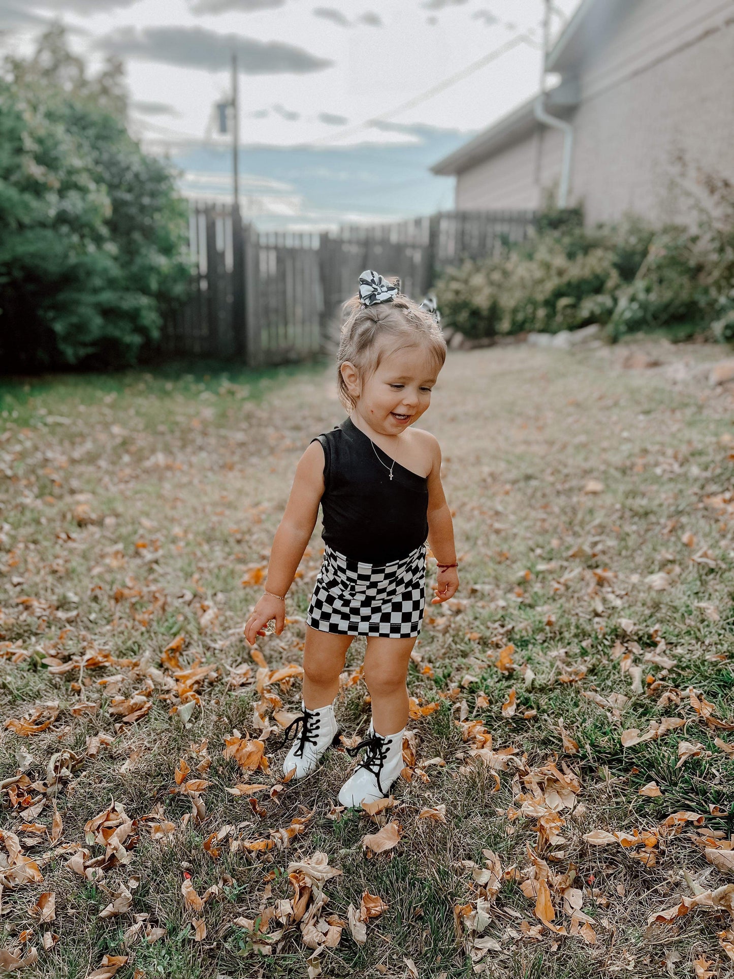One Shoulder Top & Mini Skirt