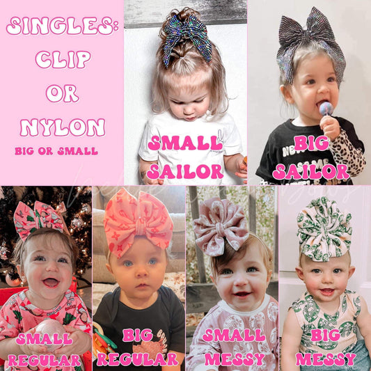 Single Bow Styles