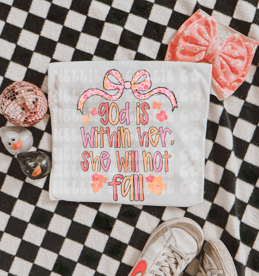 God is within her, she will not fall