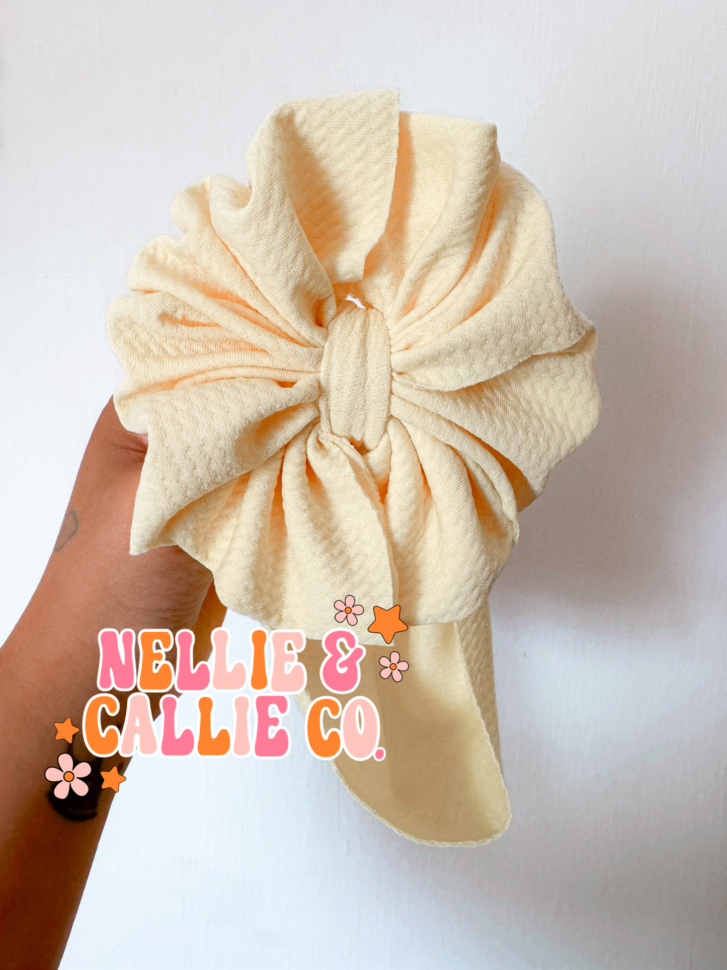 Light Yellow Bullet Bows