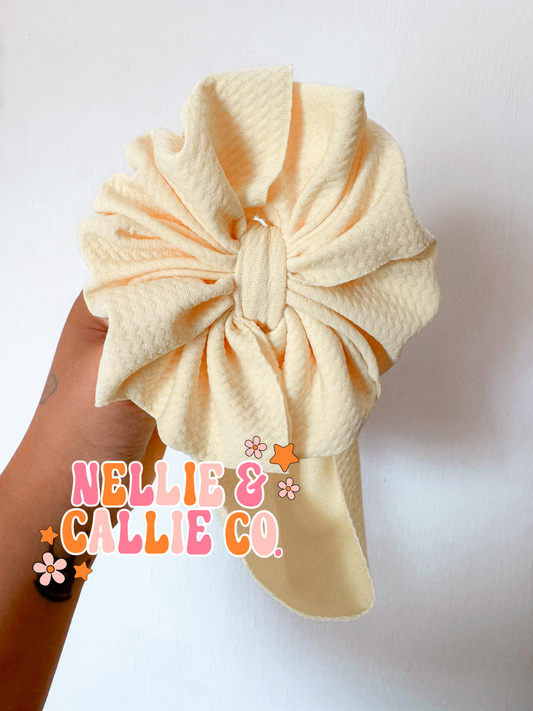 Light Yellow Bullet Bows