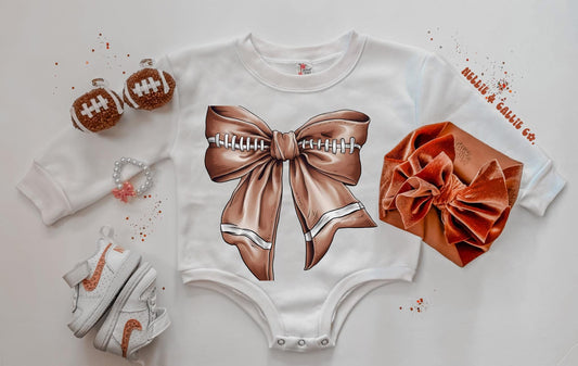 Coquette football bow GRAPHICS
