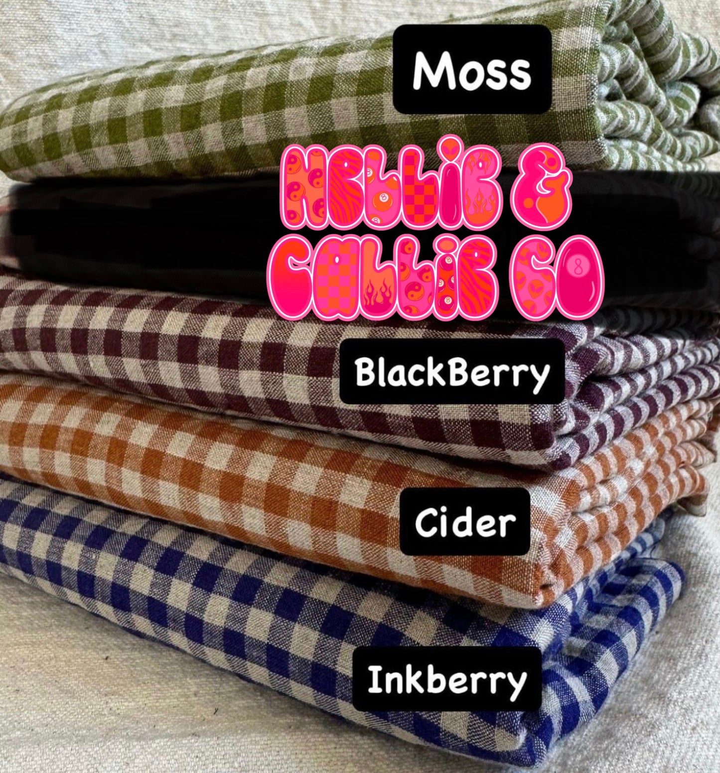 GINGHAM HANDSEWN (LEAVE COLOR & SIZE IN NOTES)