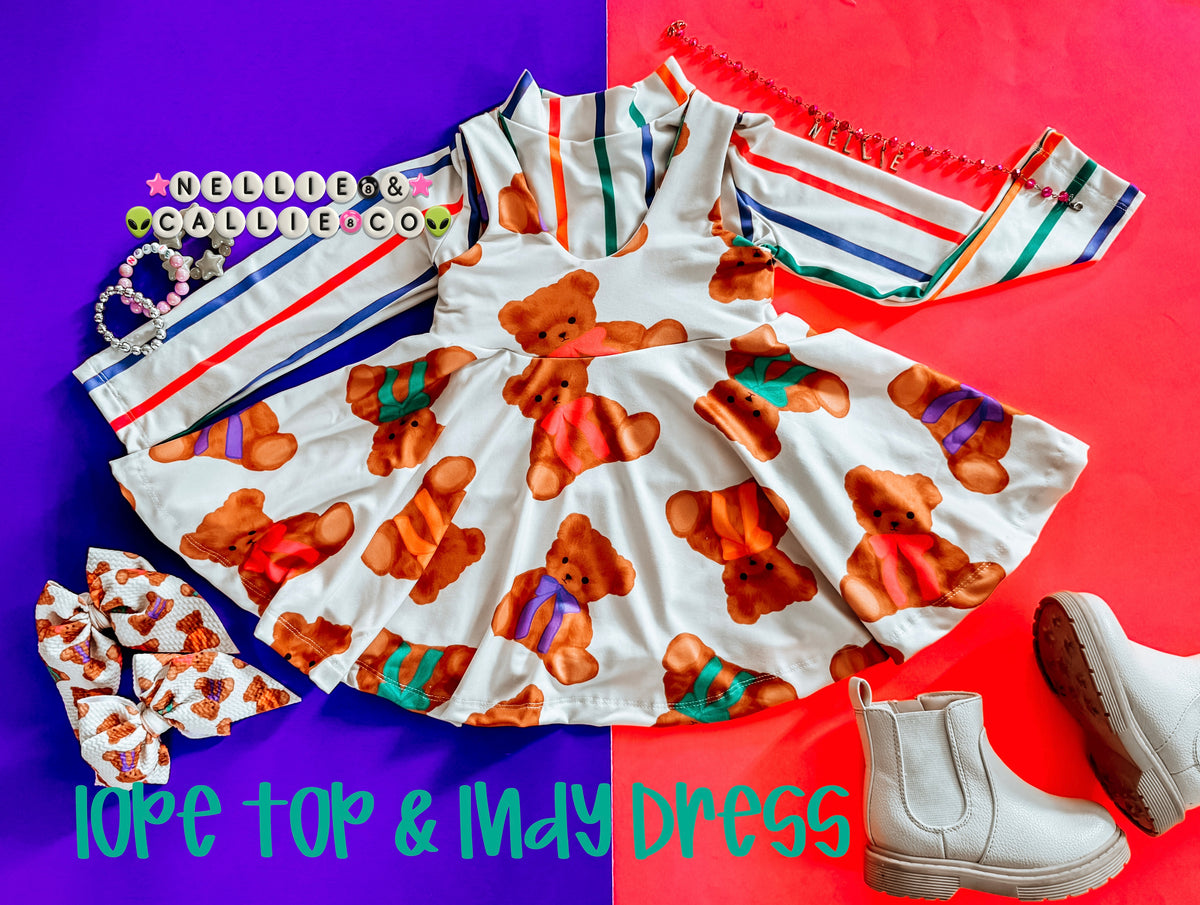 MYSTERY IOPE LONG SLEEVE | INDY DRESS (leave size in notes)