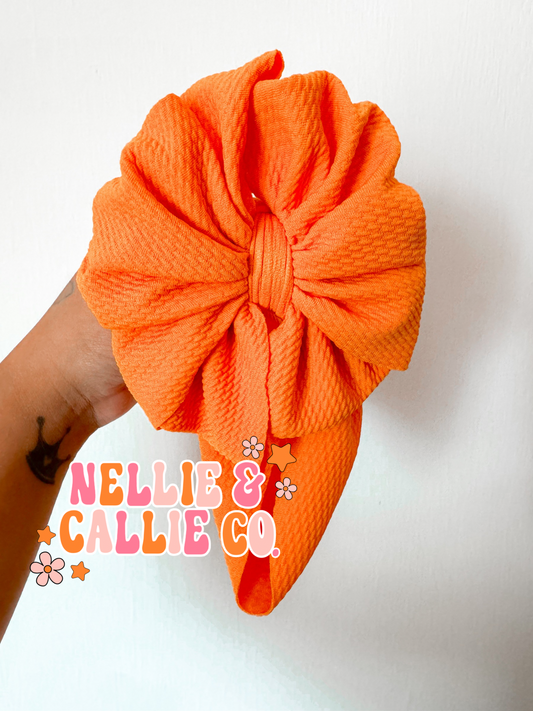 Orange Bullet Bows