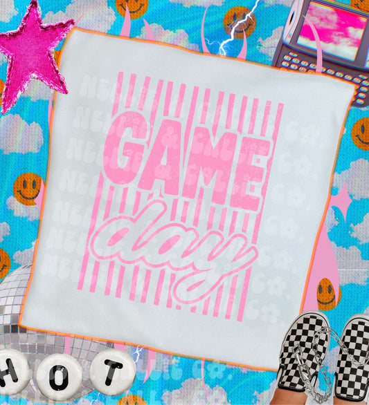 GAME DAY PINK (baby-kids sizes only! Pick color and size)
