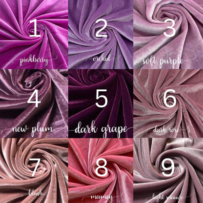 VELVET ‼️ SOLIDS HANDSEWN
