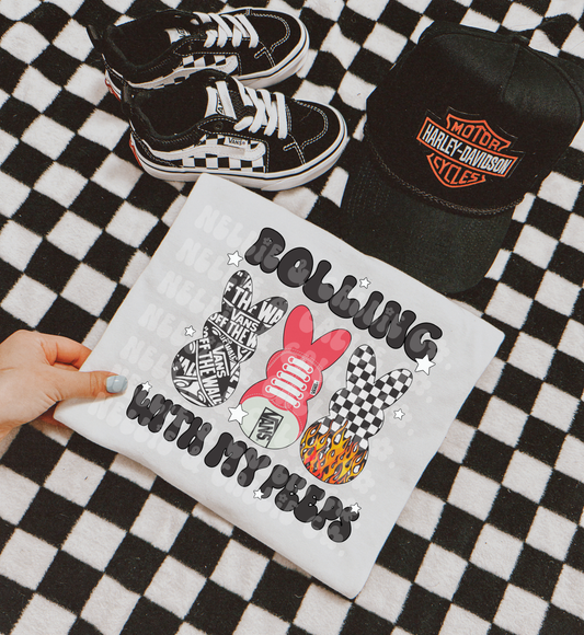 ROLLING WITH MY PEEPS GRAPHICS