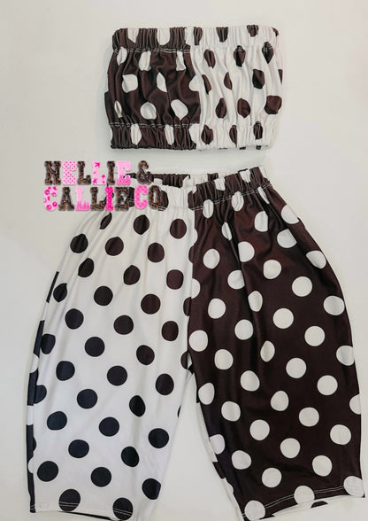 Polka Dot 2PC SET 🤎