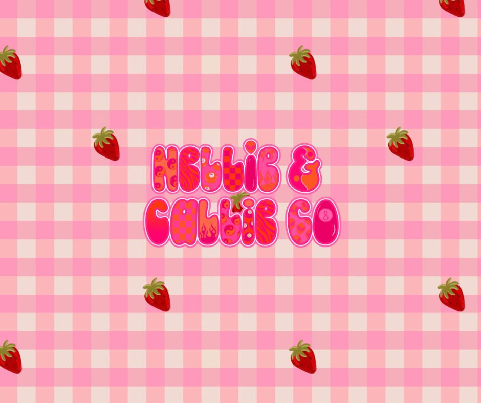 Strawberries on gingham BOWS