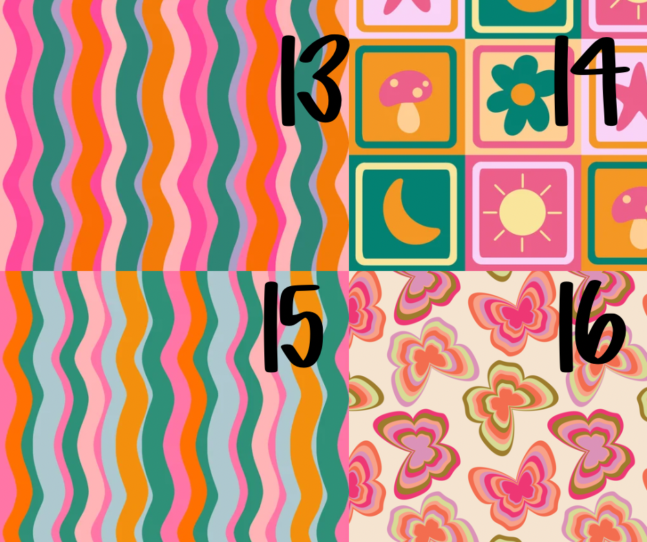 WEEKLY PRINTS 🔥 BOWS (leave number in notes)