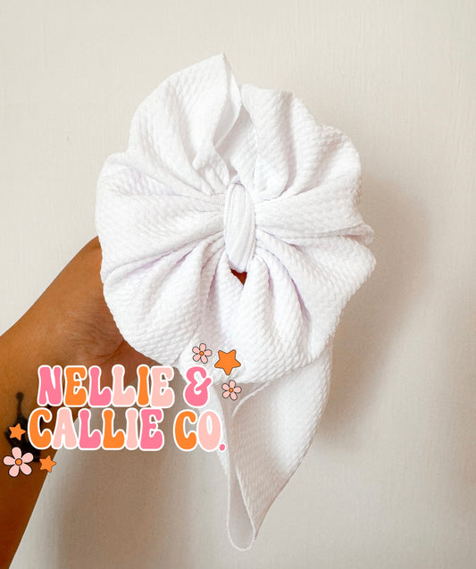 White Bullet Bows