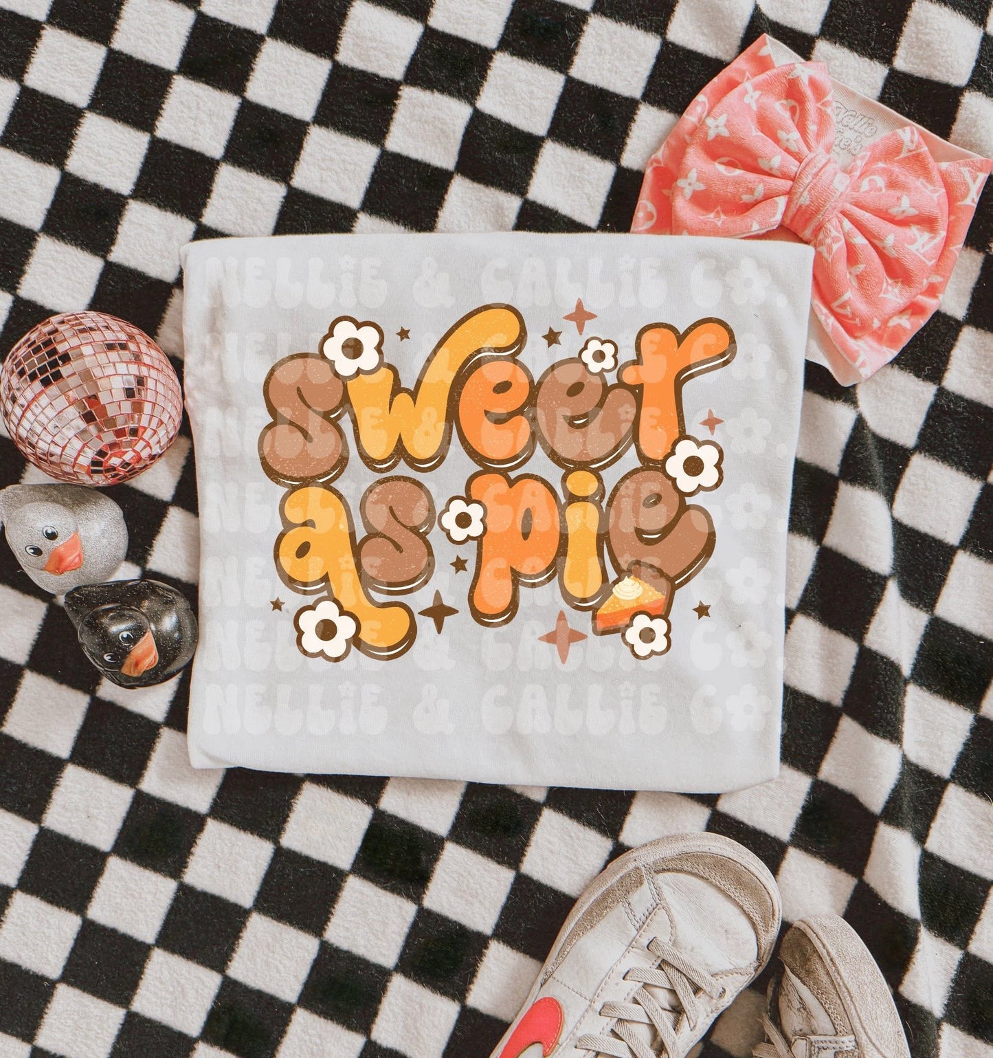 Sweet as pie (baby-kids sizes only! Pick color and size)