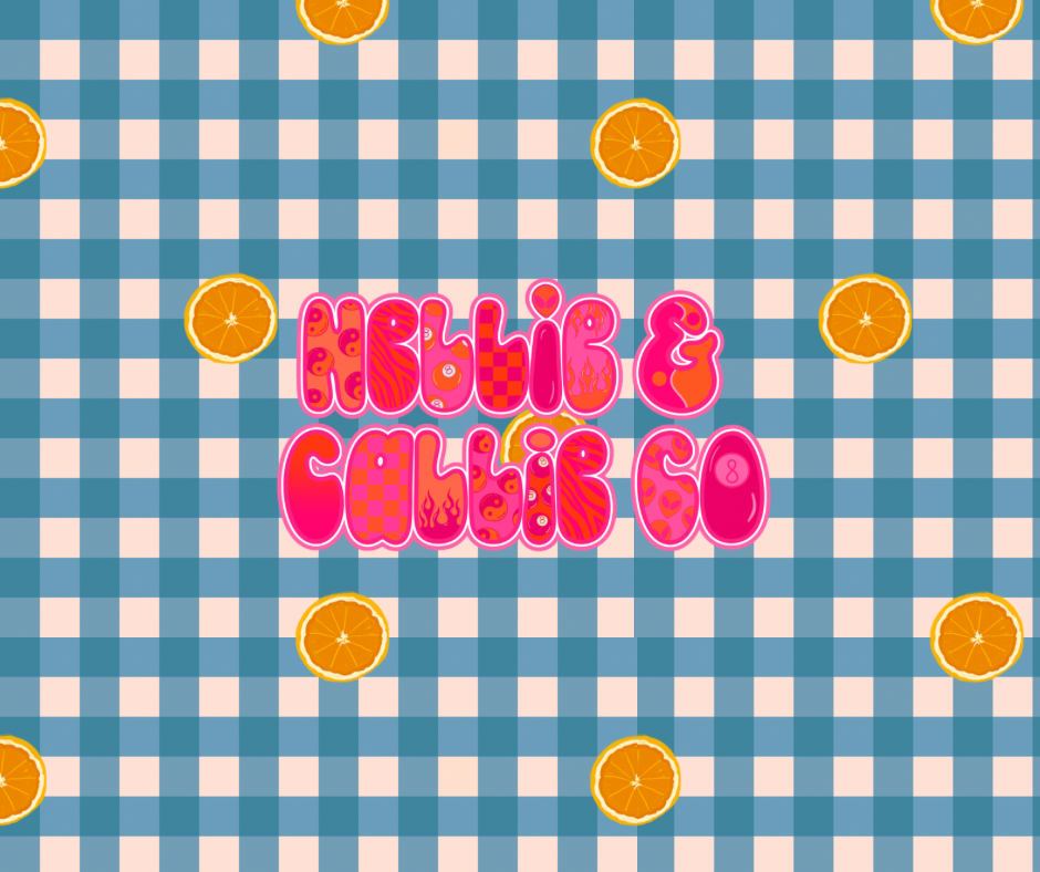 Oranges on gingham BOWS