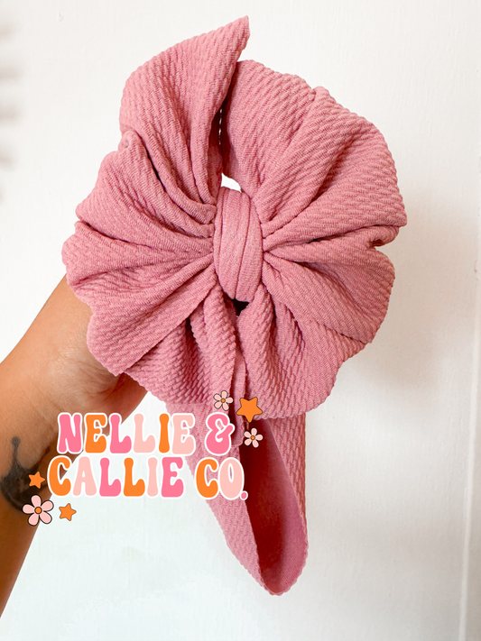 Dark Mauve Bullet Bows