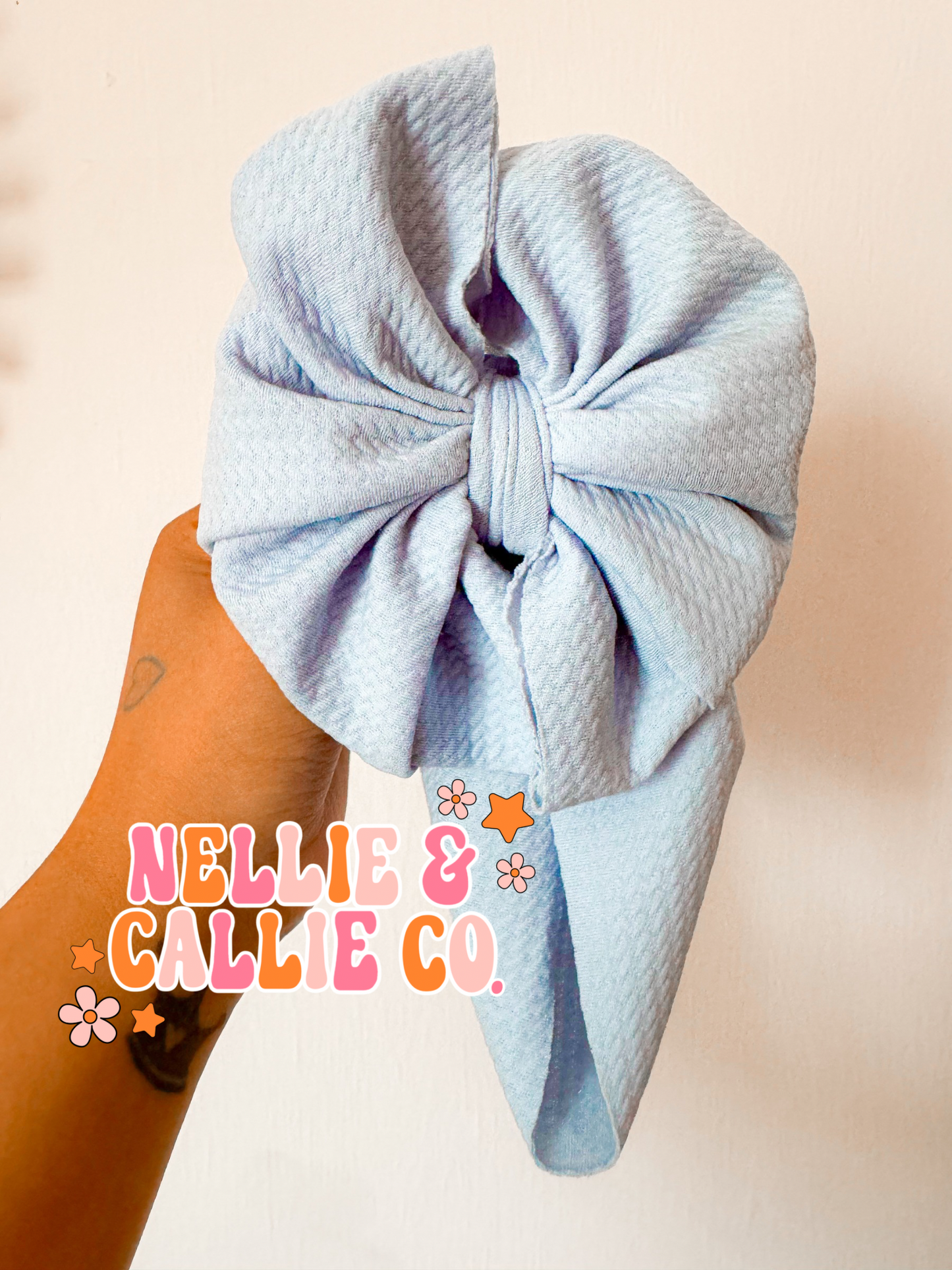 Baby Blue Bullet Bows