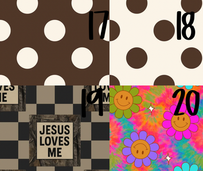 WEEKLY PRINTS 🔥 BOWS (leave number in notes)