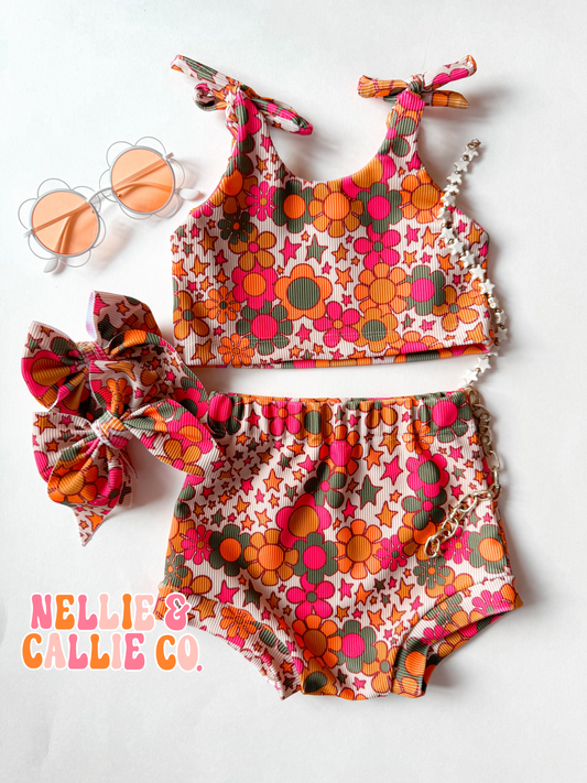 18/24 RTS SWIM (tie crop top & high waisted bottoms) Sailors included!