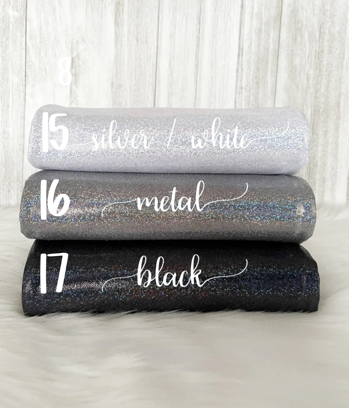 HOLO HANDSEWN 1-17 (CHOOSE COLOR & LEAVE ME NOTES AT CHECKOUT)