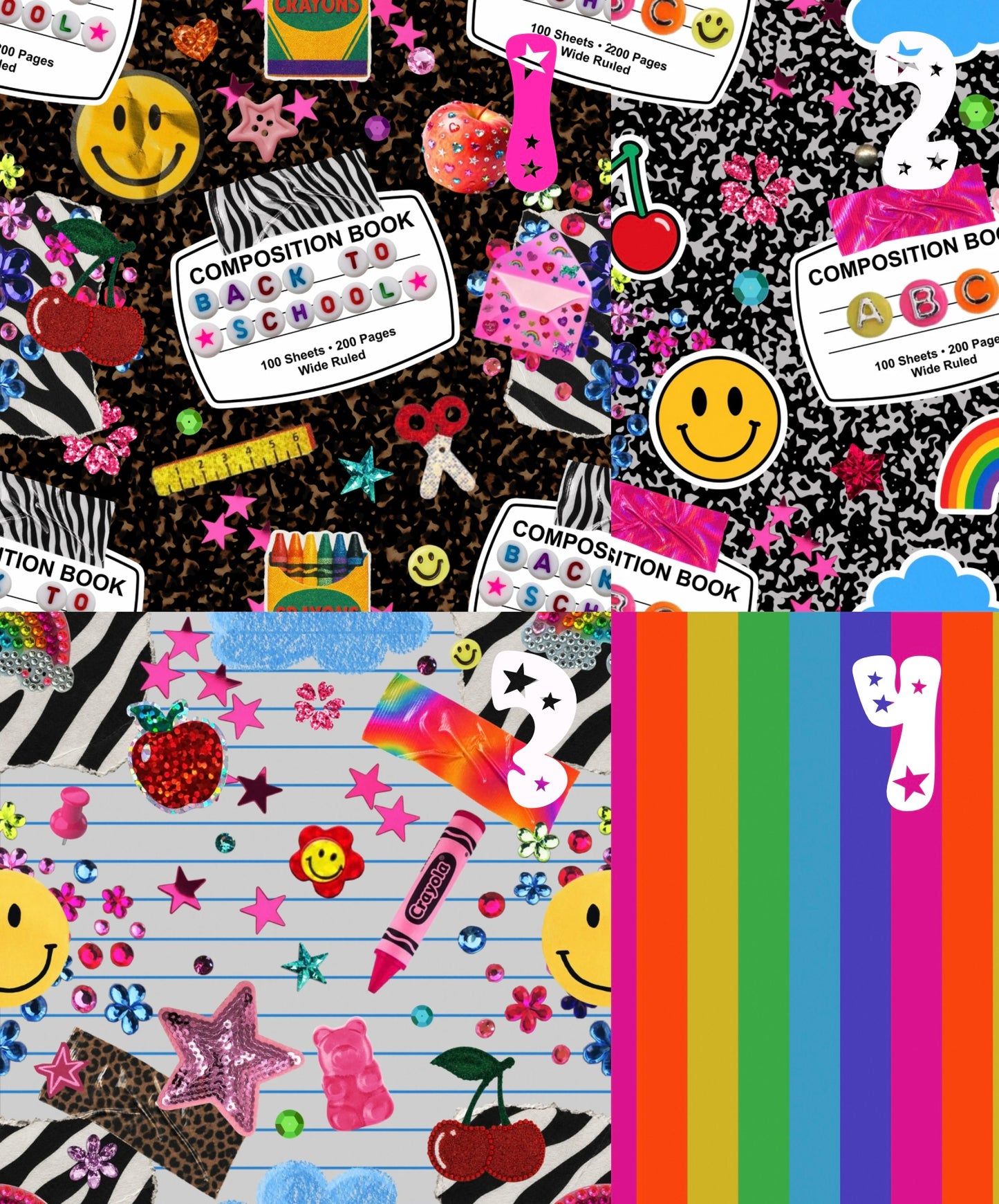 SCHOOL PRINTS 🔥 BOWS (leave number in notes)