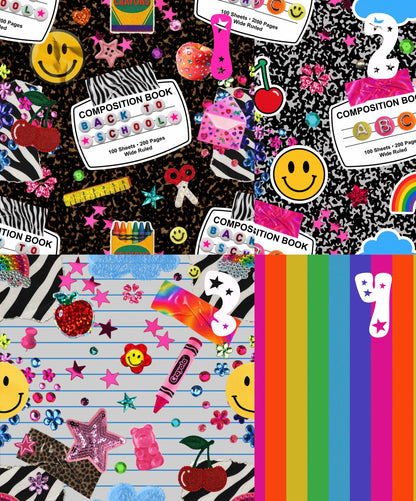 SCHOOL PRINTS 🔥 BOWS (leave number in notes)