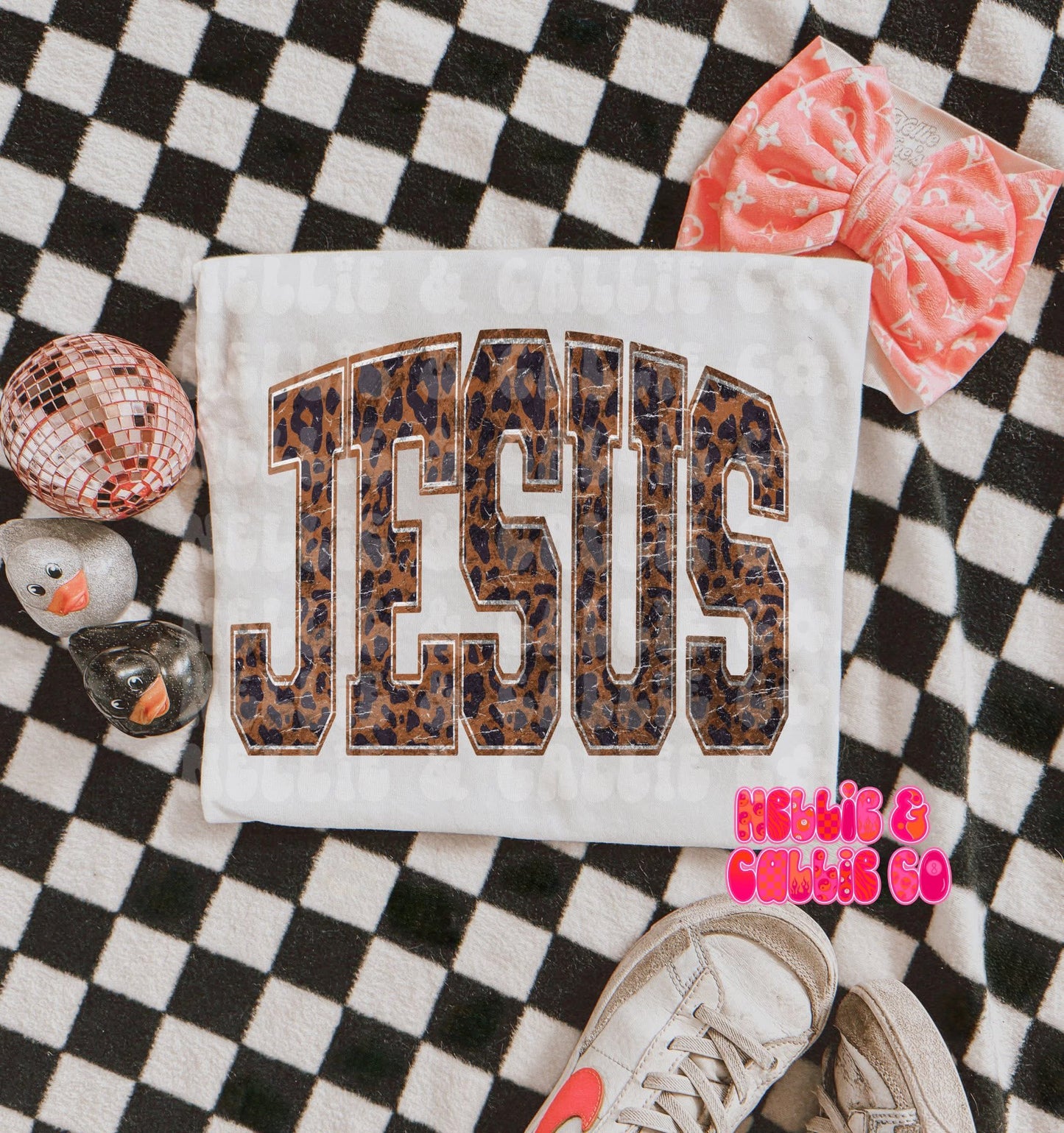Jesus in Cheetah GRAPHICS