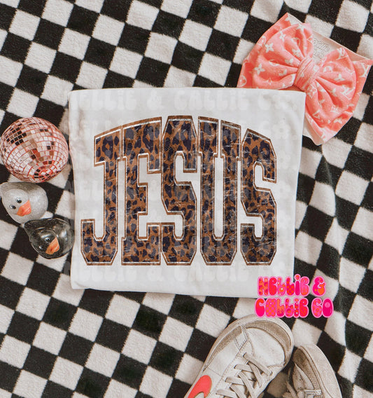 Jesus in Cheetah GRAPHICS