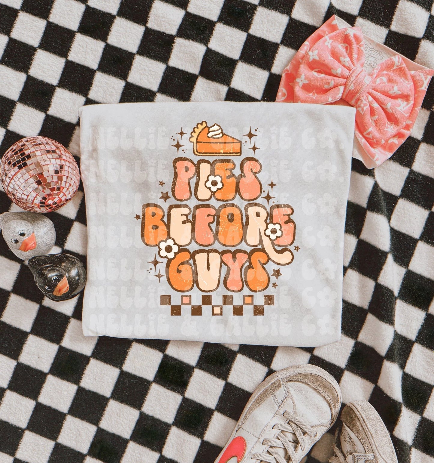 Pies before Guys (baby-kids sizes only! Pick color and size)