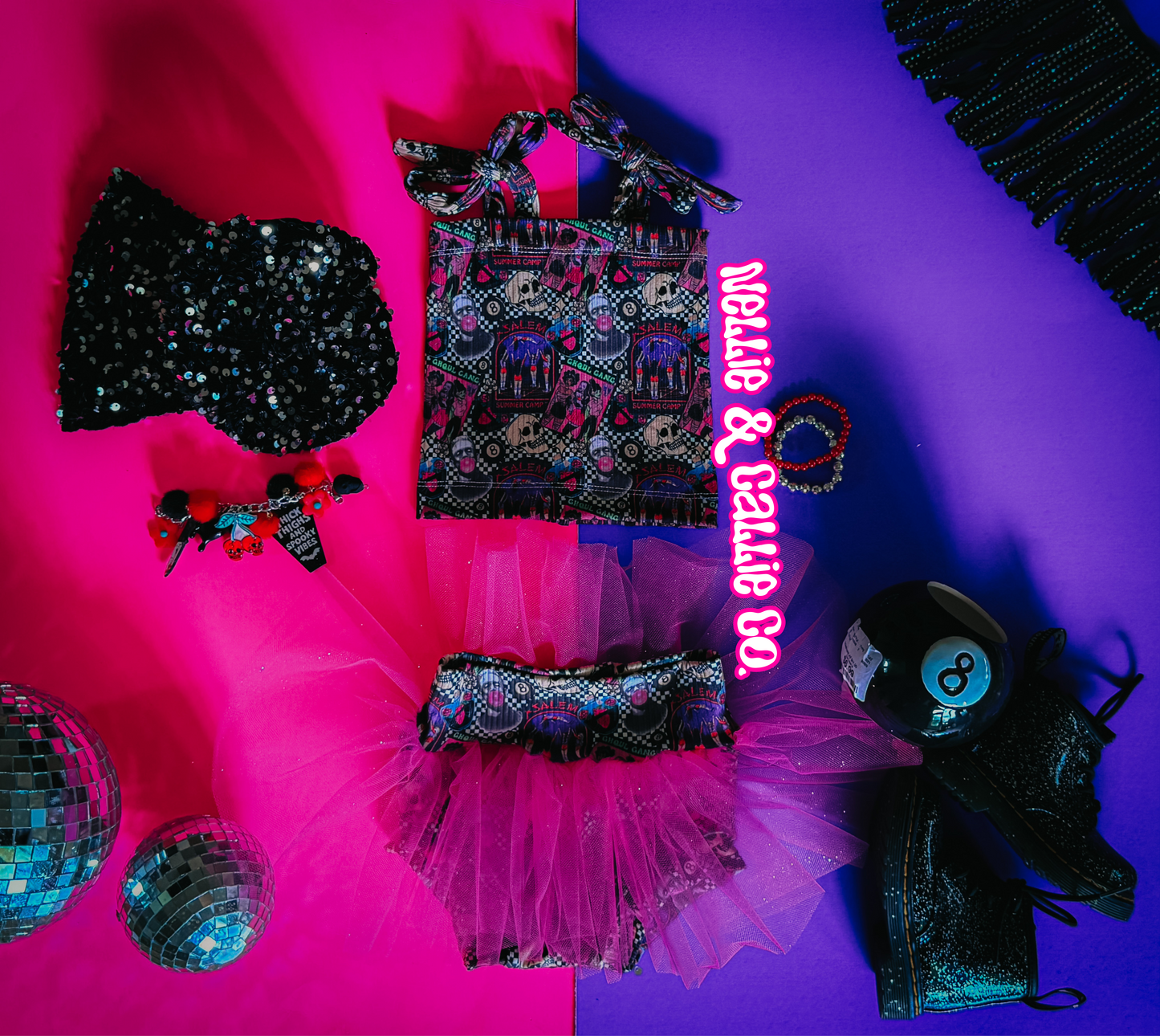 SPOOKY GHOUL - 2PC SET 🖤💖