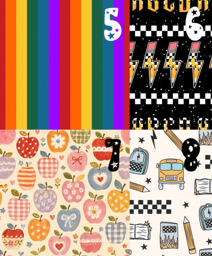 SCHOOL PRINTS 🔥 BOWS (leave number in notes)