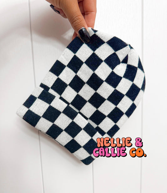RTS CHECK BABY BEANIES