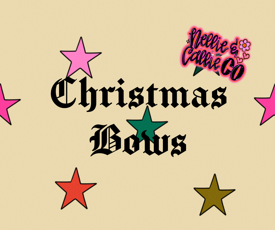 CHRISTMAS DROP 🪩 BOWS (choose your style & choose your print in vip group)