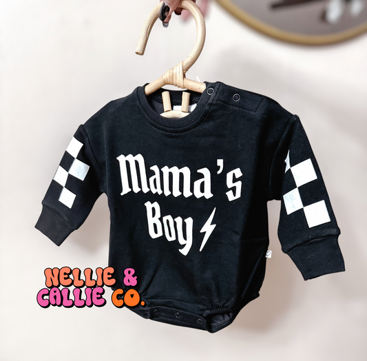 RTS MAMA’S BOY ROMPER 6/12