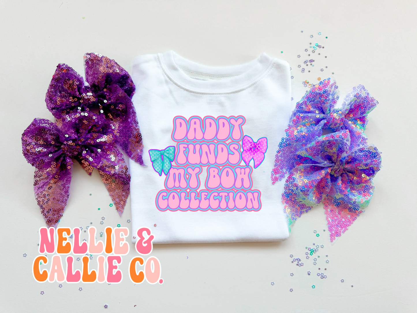 Daddy funds my bow collection GRAPHICS