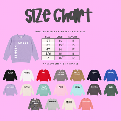 INFANT & TODDLER GRAPHIC CREWNECKS (choose your graphic)